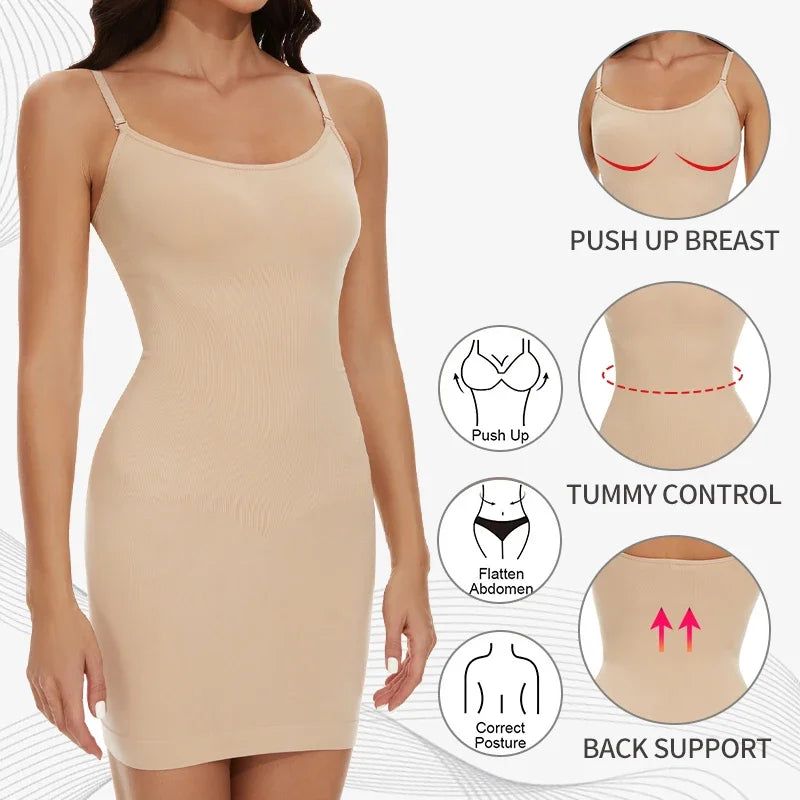 Shapewear Slip Mini Dress