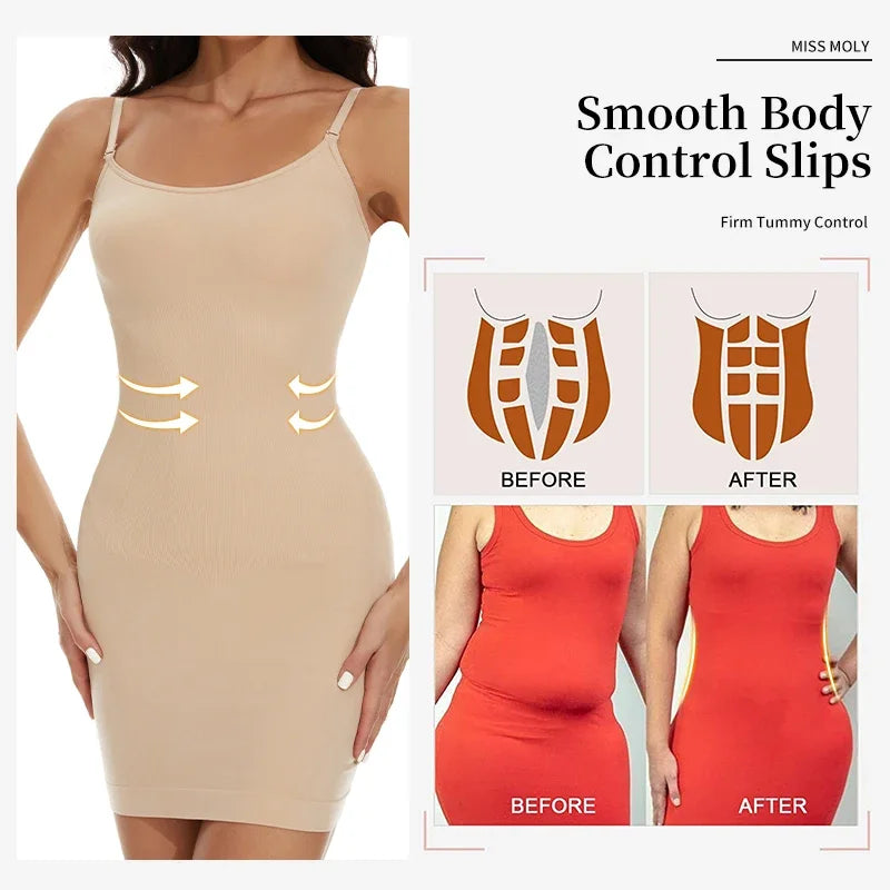 Shapewear Slip Mini Dress